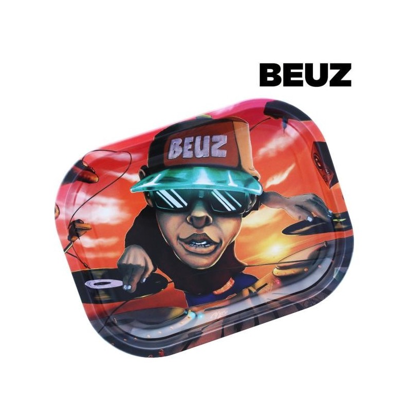 Plateau de roulage"DJ Beuz" - métal - 18x14