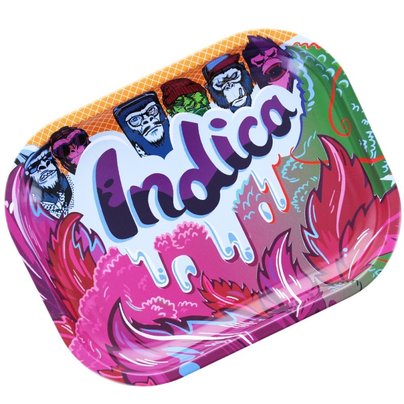 Plateau de roulage"Indica" - métal - 18x14
