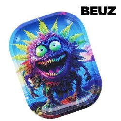 Plateau de Roulage "Weedmonster" - métal - 18x14