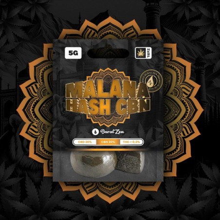Résine - Malana Hash CBN - 30% CBN - Bural'Zen
