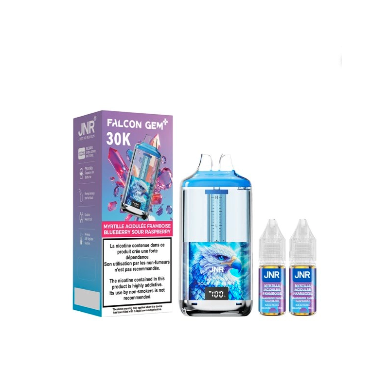 Blueberry Sour Raspberry 30000 puff 20mg - Falcon GEM+ 