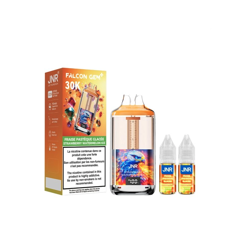 Strawberry Watermelon 30000 puff 20mg - Falcon GEM+ 