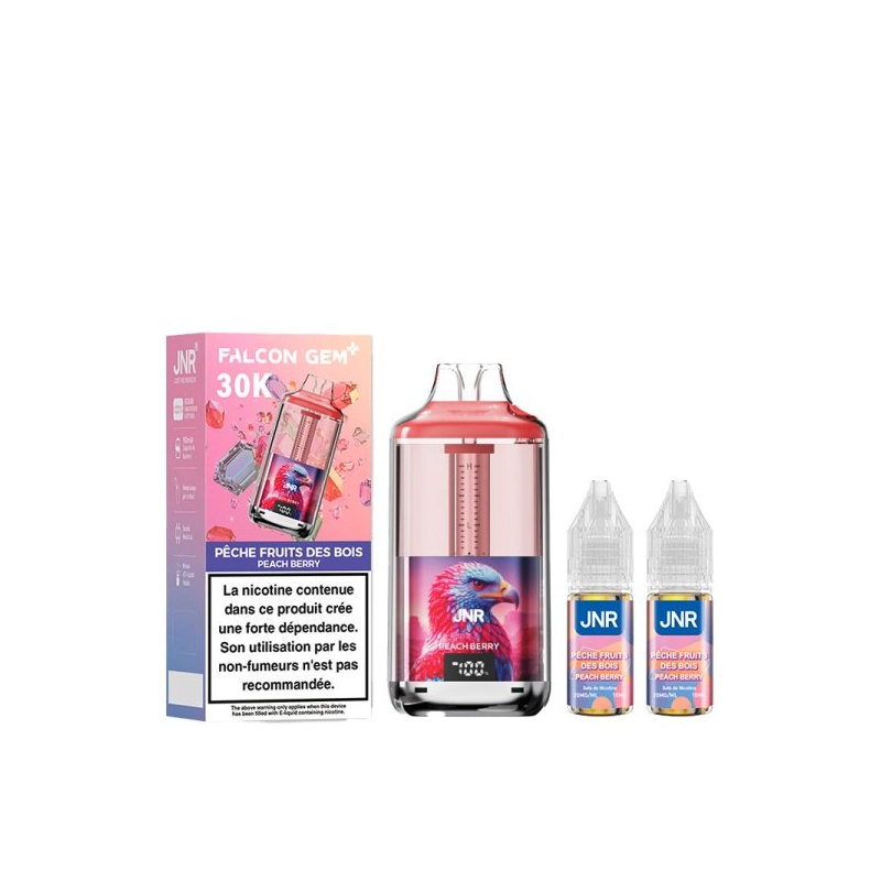 Peach Berry 30000 puff 20mg - Falcon GEM+ 