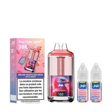 Peach Berry 30000 puff 20mg - Falcon GEM+ 
