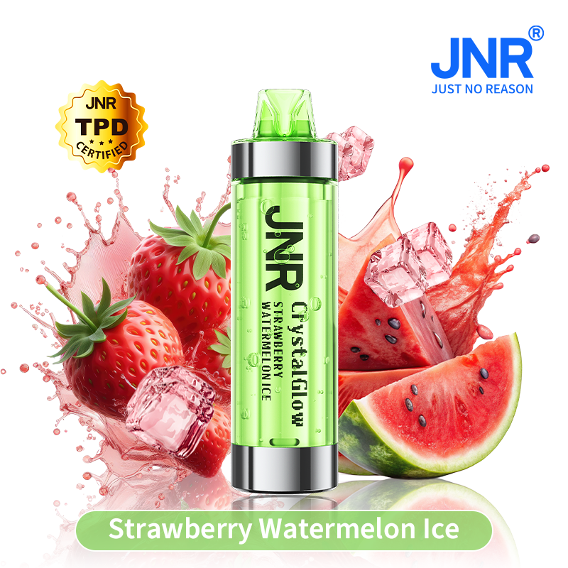 Strawberry Watermelon Ice 33000 Puff 20mg - Crystal Glow JNR