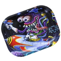 Plateau de Roulage "Cosmic Commander"- métal - 18x14