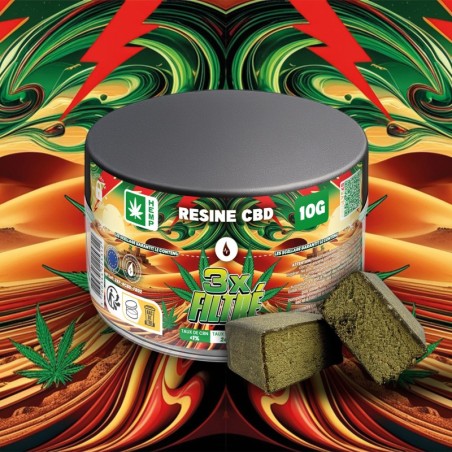 Résine pot - 3 X Filtré - 24% CBD - 10G - Bural'Zen