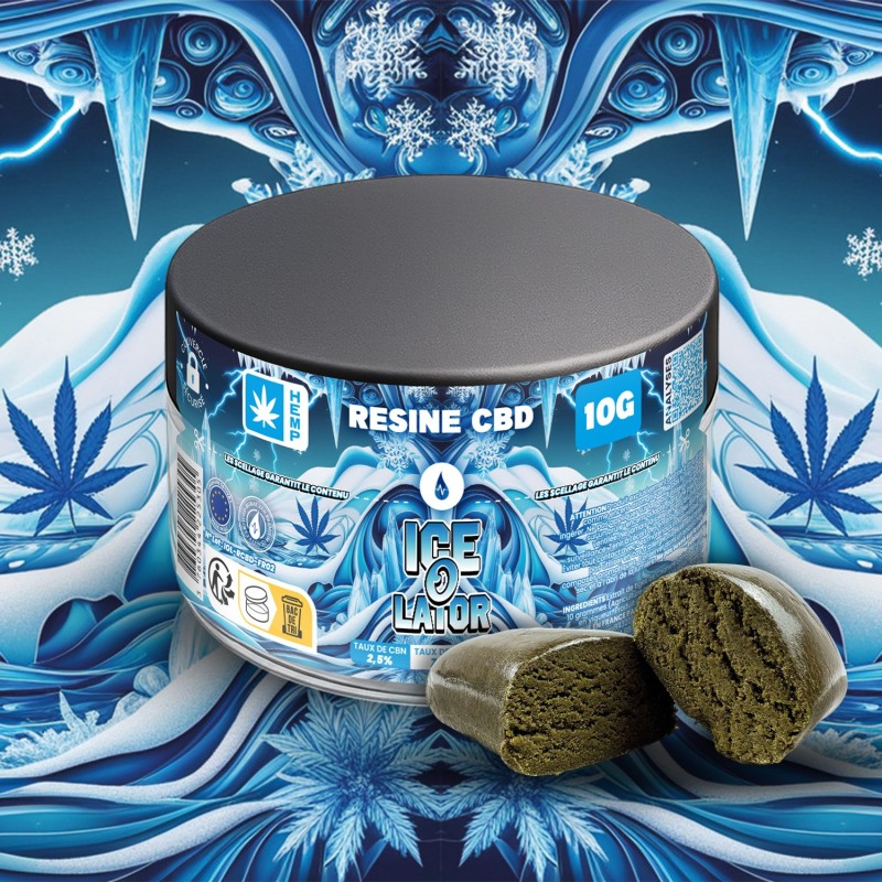 Résine pot - Ice O lator - 70% CBD - 10G - Bural'Zen