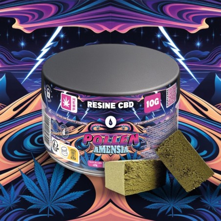 Résine pot - Pollen amnesia - 21% CBD - 10G - Bural'Zen